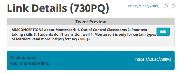 creating sharable tweet links