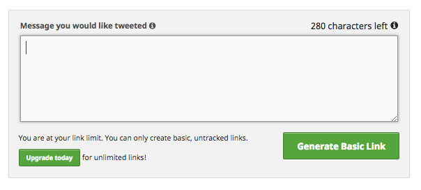 creating click to tweet links